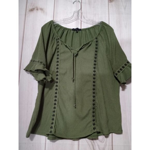 Adrienne‎ Vittadine Blouse Ladies 3x - Picture 1 of 6